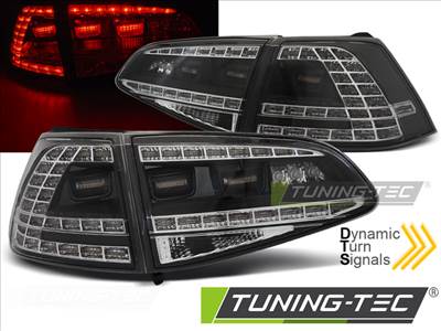 VW GOLF 7 13-17 BLACK LED GTI LOOK Tuning-Tec Hátsó Lámpa