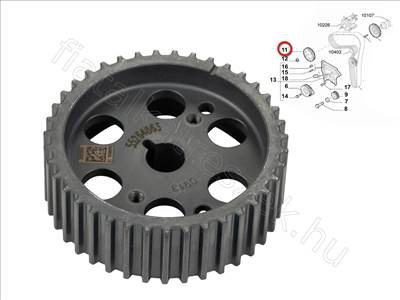 Bordáskerék  - CROMA, DELTA, SPIDER, 156, MUSA, GRANDE - 55264863, 55183530 -  - FIAT eredeti Eredeti új 55264863