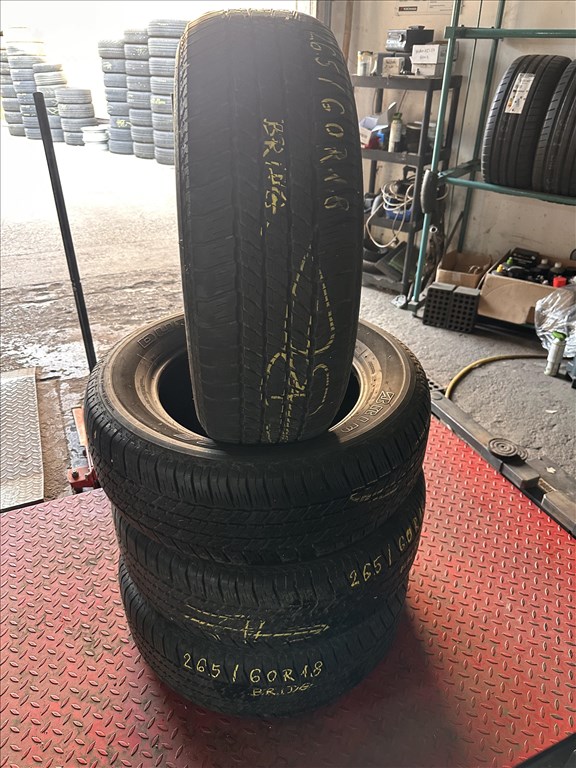 4 db Bridgestone 265/60 R18 használt nyári gumi 4x4 Off-Road Terep 2. kép