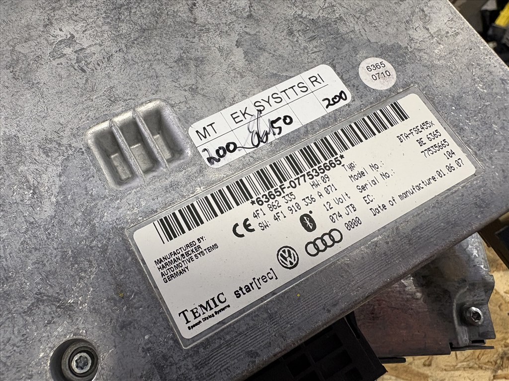 Audi A5 (B8 - 8T), Audi A4 (B8 - 8K) bluetooth modul  4f1862335 2. kép