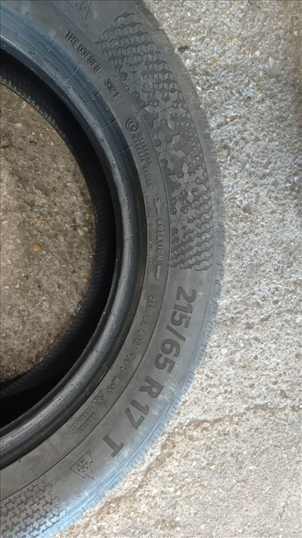  215/6517" használt Continental téli gumi gumi 6. kép