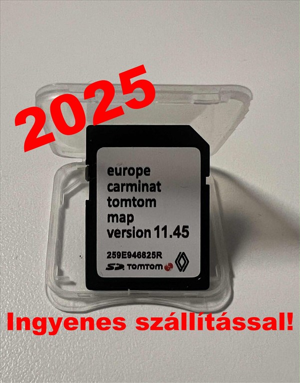 Renault Carminat 2025 (11.45) navigációs térkép SD kártya 1. kép