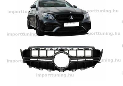 Mercedes E W213 S213 A238 C238 2016-2020 Fekete A-Type hűtőrács 