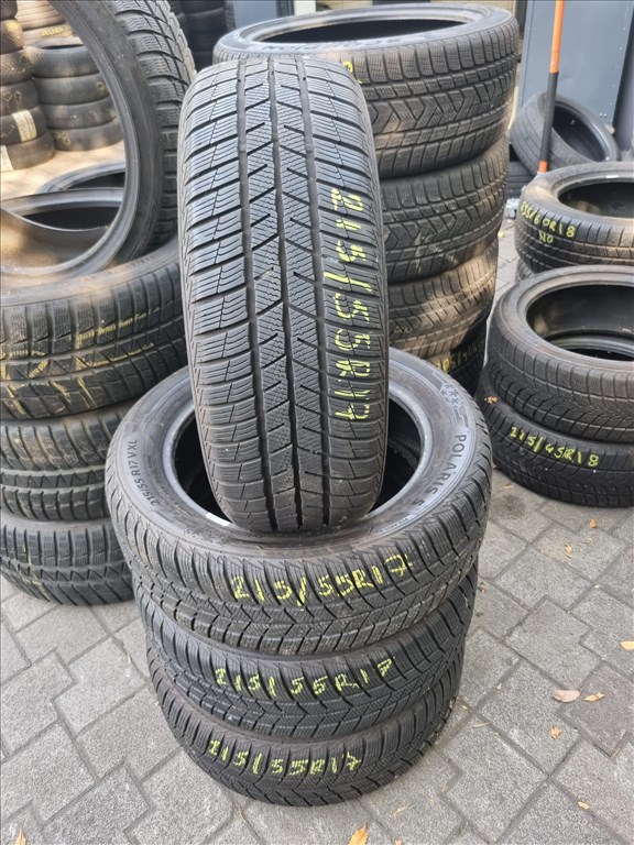  215/5517" újszerű Barum Polaris 5 téli gumi 4db  3. kép