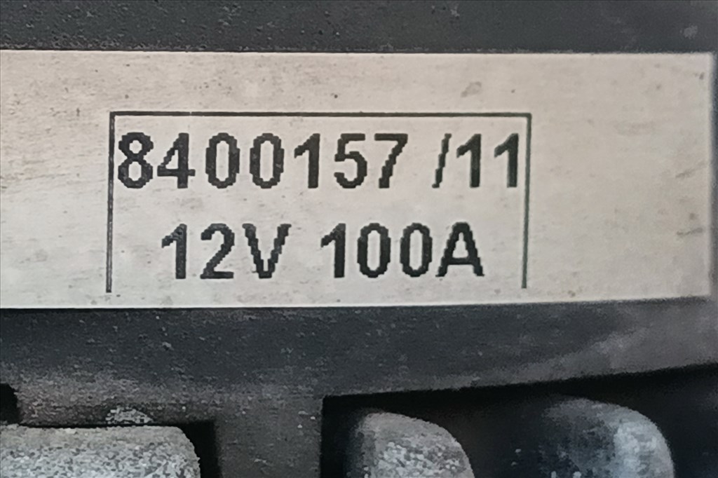 Opel Astra H, Opel Zafira B, Opel Meriva A GENERÁTOR 1.7 CDTI , 1.7DTR 1.7 DTJ 8400157 7. kép