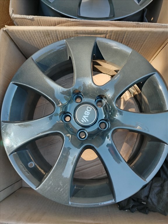  Kia/Hyundai/Mazda 5x114.3 lyukosztású 17" felújított alufelni Antracit 2. kép
