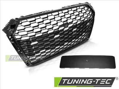 AUDI A4 B9 15-19 GLOSSY BLACK RS4 STYLE Tuning-Tec Hűtőrács