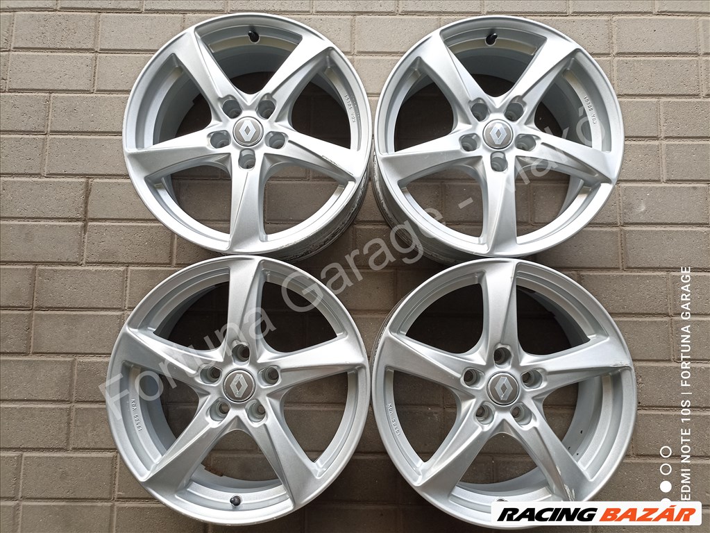 5x114,3 17"Renault használt alufelni garnitúra +TPMS (9) 1. kép