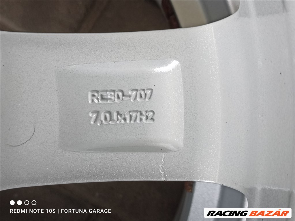 5x114,3 17"Renault használt alufelni garnitúra +TPMS (9) 7. kép