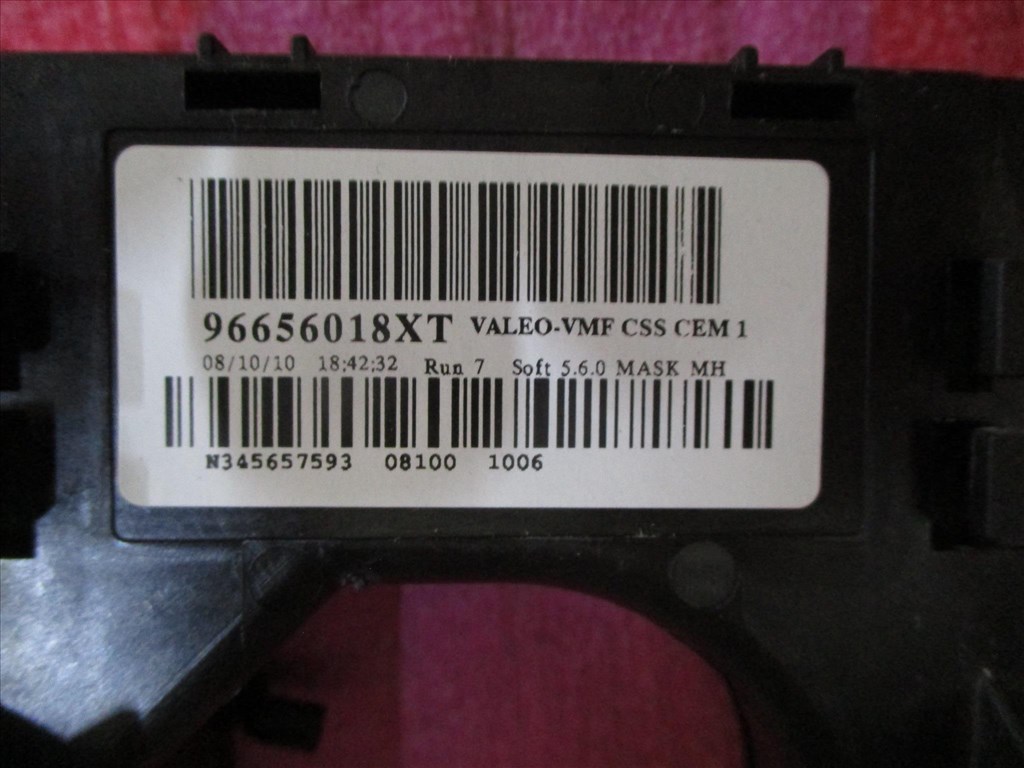 Citroën C4 Picasso I kormánykapcsoló bajuszkapcsoló 96656018XT 2. kép