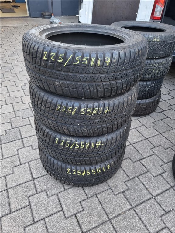  225/5517" újszerű Falken Eurowinter HS449 téli gumi 4db  1. kép