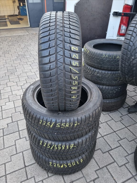  225/5517" újszerű Falken Eurowinter HS449 téli gumi 4db  3. kép