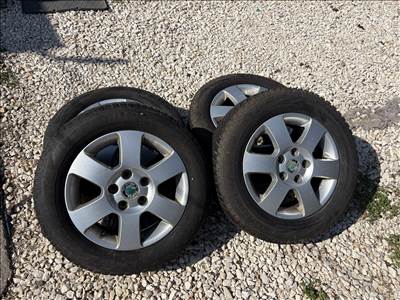 Skoda gyári alufelni szett, 5x112 15" Octavia 1Z0601025K 