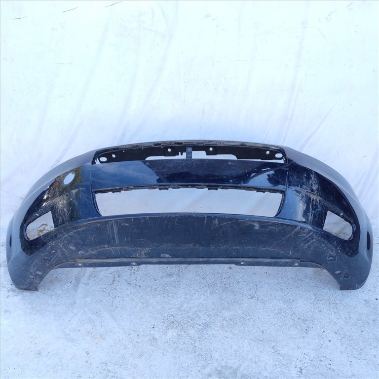 208698 Fiat Grande Punto  2005-2009 sötét kék színű első lökhárító, a képen látható sérüléssel 735409096 2. kép