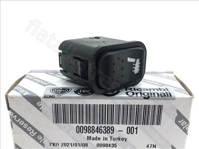 Ülésfűtés kapcsoló - FIORINO, DOBLO, LINEA, BIPPER - 98846389 -  - FIAT eredeti Eredeti új 98846389