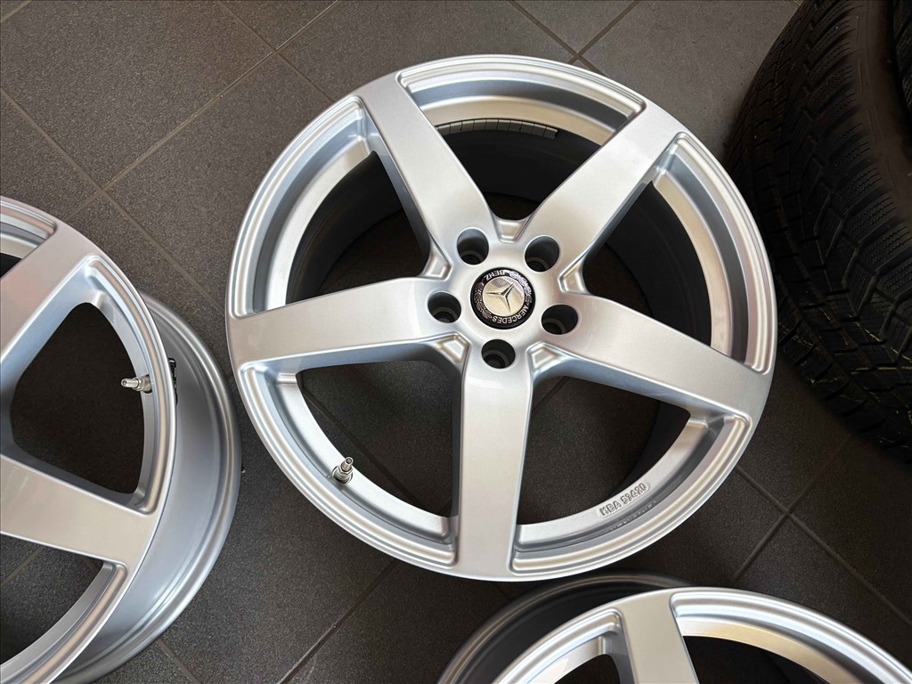 Mercedes 18" kétszéles alufelni eladó 18 coll 5x112 W212 W213 W205 4. kép