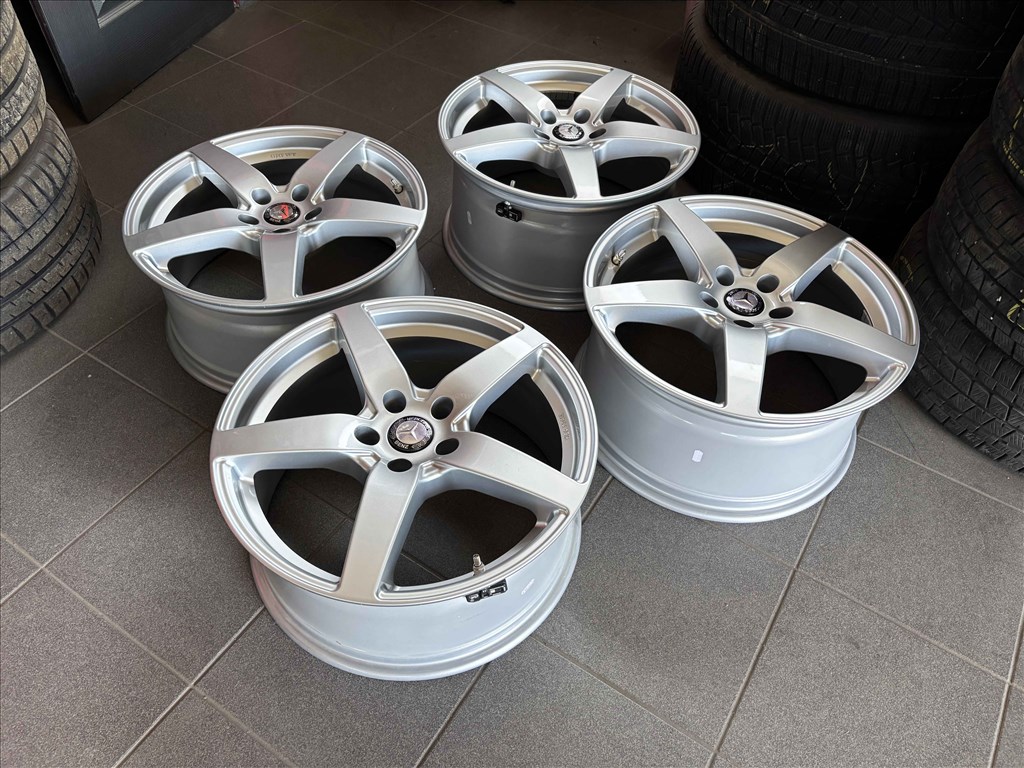 Mercedes 18" kétszéles alufelni eladó 18 coll 5x112 W212 W213 W205 6. kép
