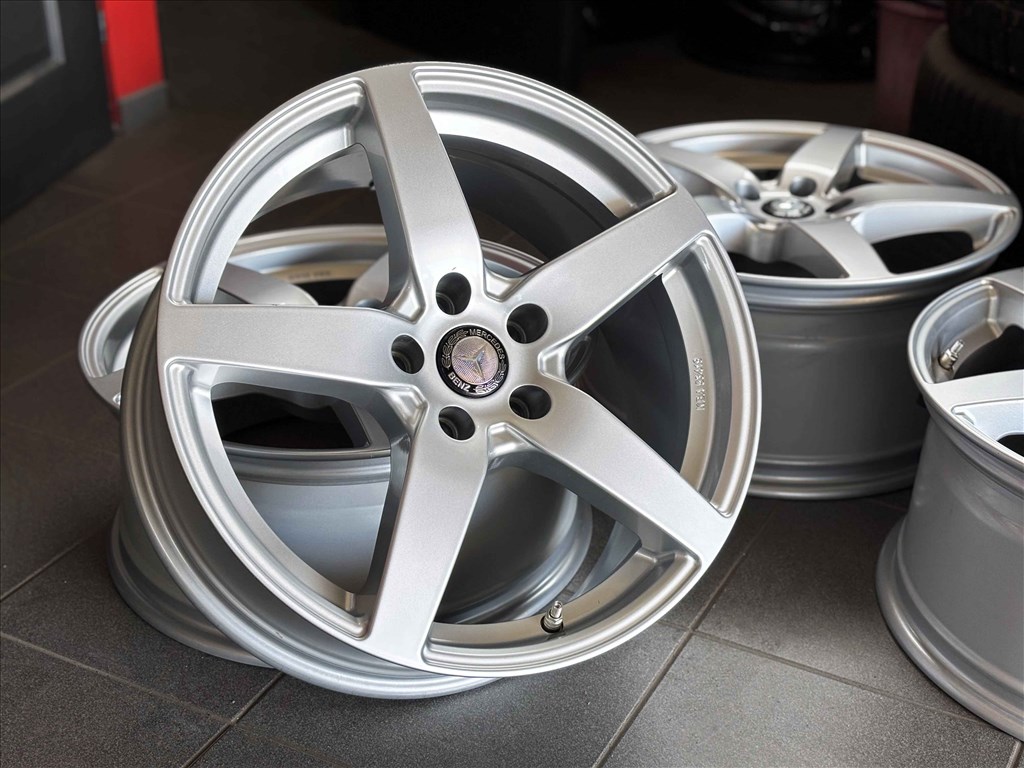 Mercedes 18" kétszéles alufelni eladó 18 coll 5x112 W212 W213 W205 8. kép