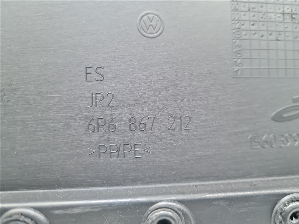 Volkswagen Polo V jobb hátsó ajtókárpit (24513) 6r6867212 8. kép