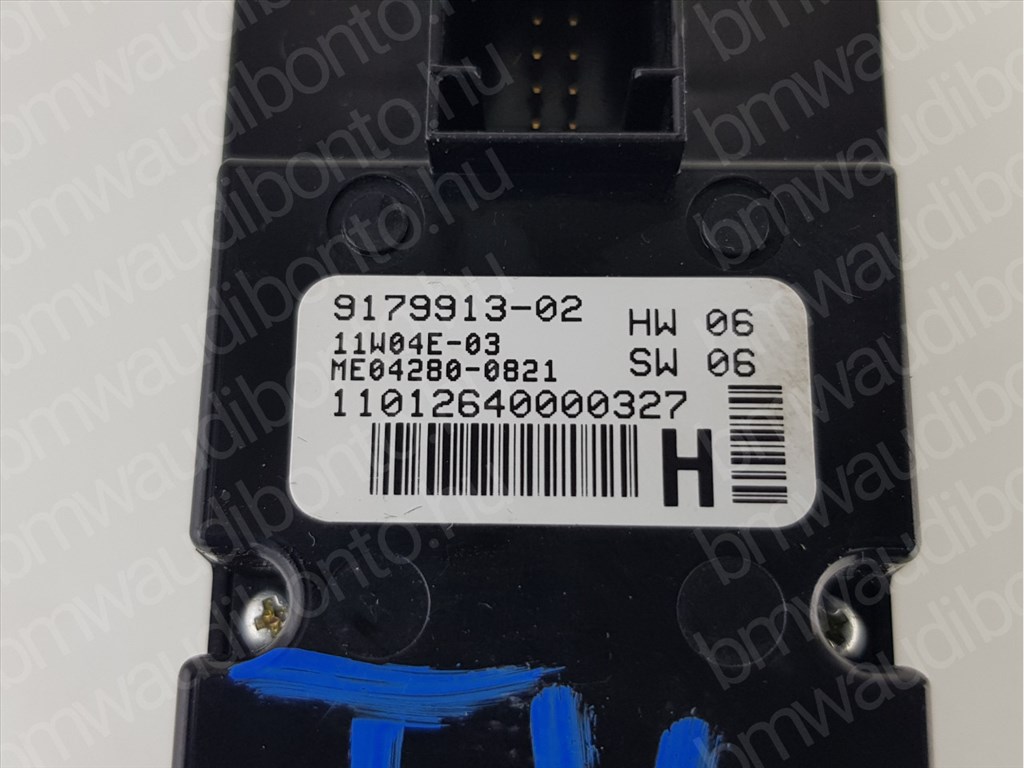 BMW 5 (F10) Sofőr oldali (négyes / kettes) elektromos ablakemelő kapcsoló (9179913, 61319179913, 61319238239, 61319241955) 2. kép