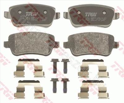 FÉKBETÉT KÉSZLET, TÁRCSAFÉK - CROMA - GDB1637, GDB1637 -  - TRW Utángyártott új GDB1637