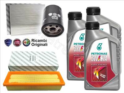 Olajszűrő készlet - FIORINO, MITO, GRANDE, QUBO, PUNTO, LINEA - GP8VSZERVKIT - Eredeti új GP8VSZERVKIT