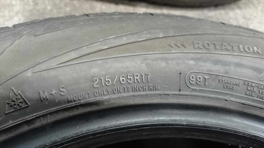  215/6517" használt Cooper téli gumi gumi 6. kép