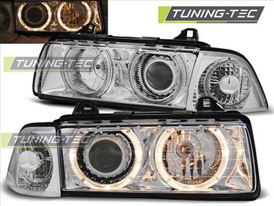 BMW E36 Angel Eyes króm 12.90-08.99  COUPE/ CABRIO Tuning-Tec Fényszóró