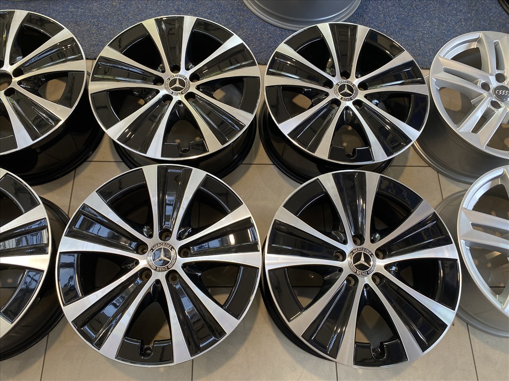 (3741) Mercedes 18 gyári alufelni felni, 5x112, E osztály 3. kép