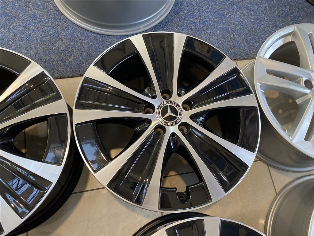 (3741) Mercedes 18 gyári alufelni felni, 5x112, E osztály 6. kép