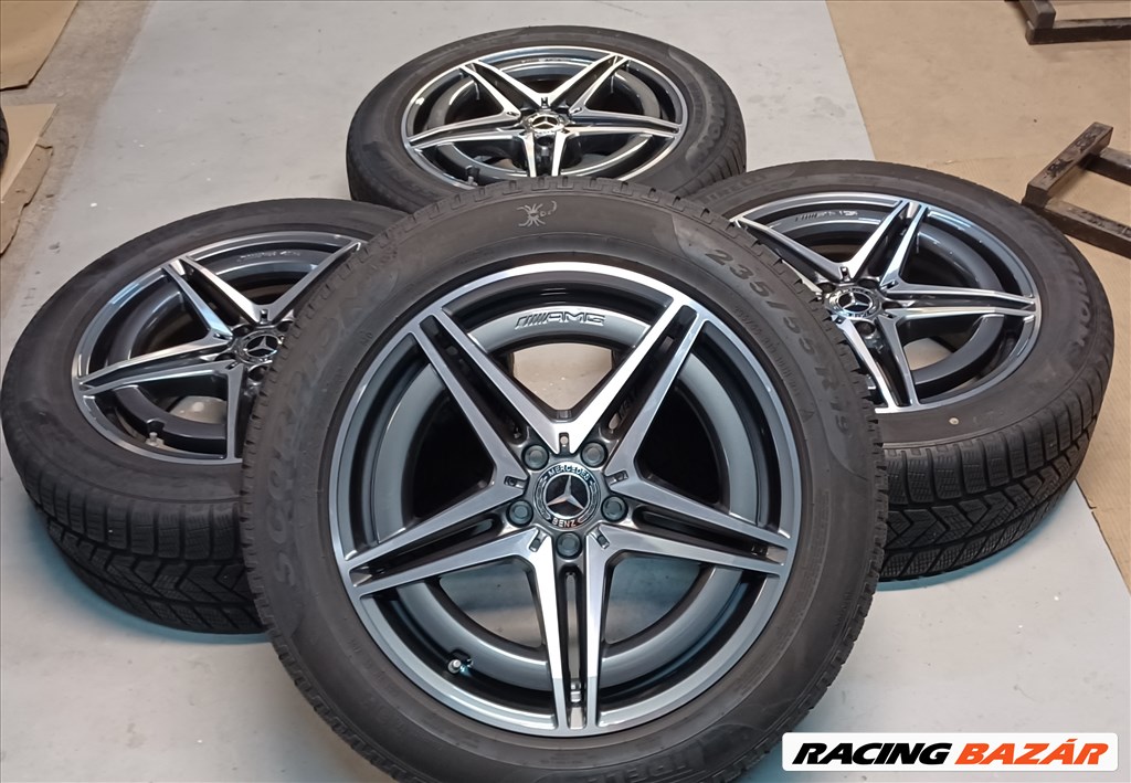 Mercedes AMG W293 Eqc 5x112 7,5-8x19 235/55-255/50 R19 téli gumikkal 1. kép