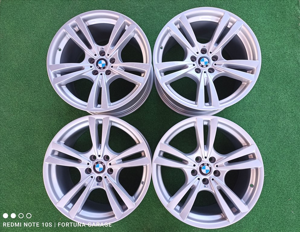 5x120 20" BMW M Style 299 (X5M, X6M) kétszéles felújított alufelni garnitúra 1. kép