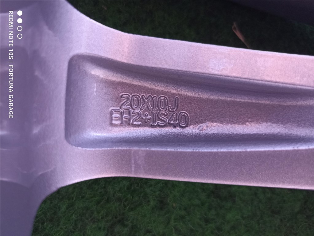 5x120 20" BMW M Style 299 (X5M, X6M) kétszéles felújított alufelni garnitúra 8. kép