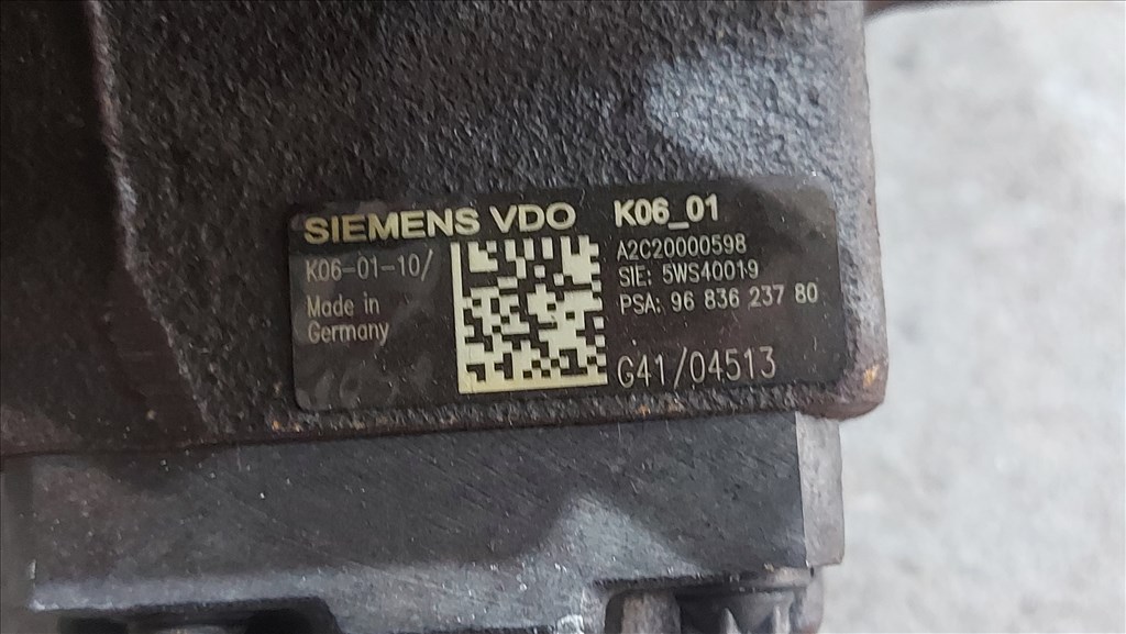 Citroen C4 C5 Peugeot 307 407 04- 2.0 Nagynyomású szivattyú pumpa 7178 9683623780 9. kép