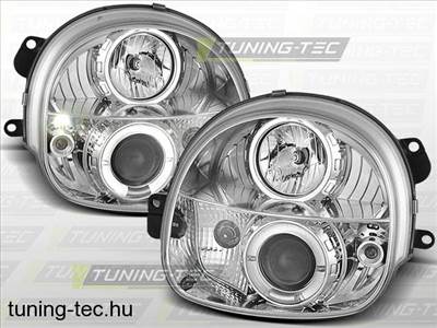 RENAULT TWINGO 03.93-09.98 ANGEL EYES CHROME Tuning-Tec Fényszóró ()