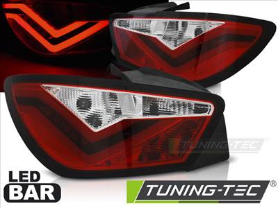 SEAT IBIZA 6J 3D 06.08-12 RED WHITE LED BAR Tuning-Tec Hátsó Lámpa