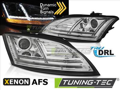 AUDI TT 10-14 8J CHROME LED SEQ HID AFS DRL Tuning-Tec Fényszóró