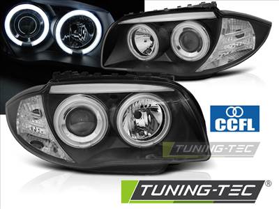 BMW 1 E87/E81/82/88 04-11 ANGEL EYES BLACK Tuning-Tec Fényszóró ()