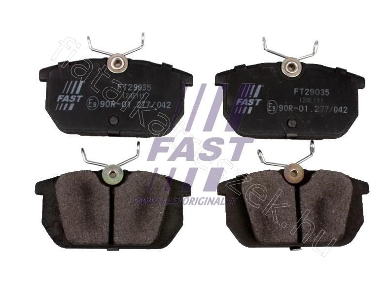 Fékbetét hátsó 1.4/1.6/1.7/1.8 2.0/1.9D/1.9TD - CABRIOLET, V8, CROMA, 4000, THEMA, COUPE - FT29035, 9941211 -  - Fastoriginal Utángyártott új 9941211 3. kép