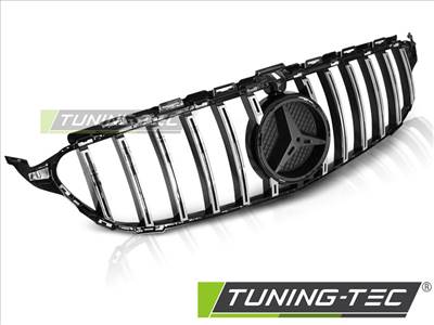 MERCEDES W205 14-18 GT-R STYLE CHROME GLOSSY BLACK Tuning-Tec Hűtőrács