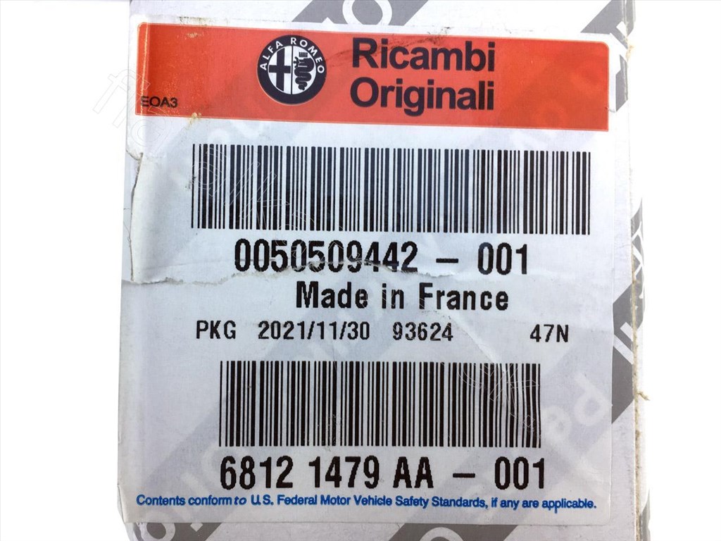 Hátsó ablaktörlő kar - GIULIETTA - 50509442 -  - FIAT eredeti Eredeti új 50509442 3. kép