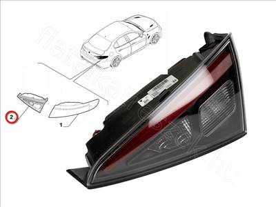 J. h. belső lámpa Giula - GIULIA - 50566418 -  - FIAT eredeti Eredeti új 50566418