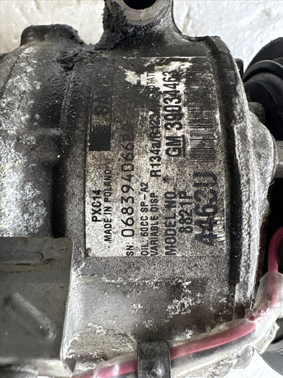 Opel Astra K B10xft Klíma kompresszor   39034463 4. kép