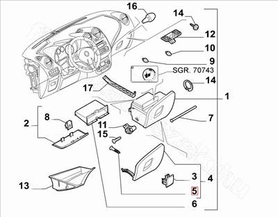 Csavar - REGATA, GIULIA, PUNTO, GT, 146, TIPO - 16083607 -  - FIAT eredeti Eredeti új 16083607
