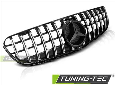 MERCEDES GLC W253 15- GT-R STYLE CHROME GLOSSY BLACK Tuning-Tec Hűtőrács