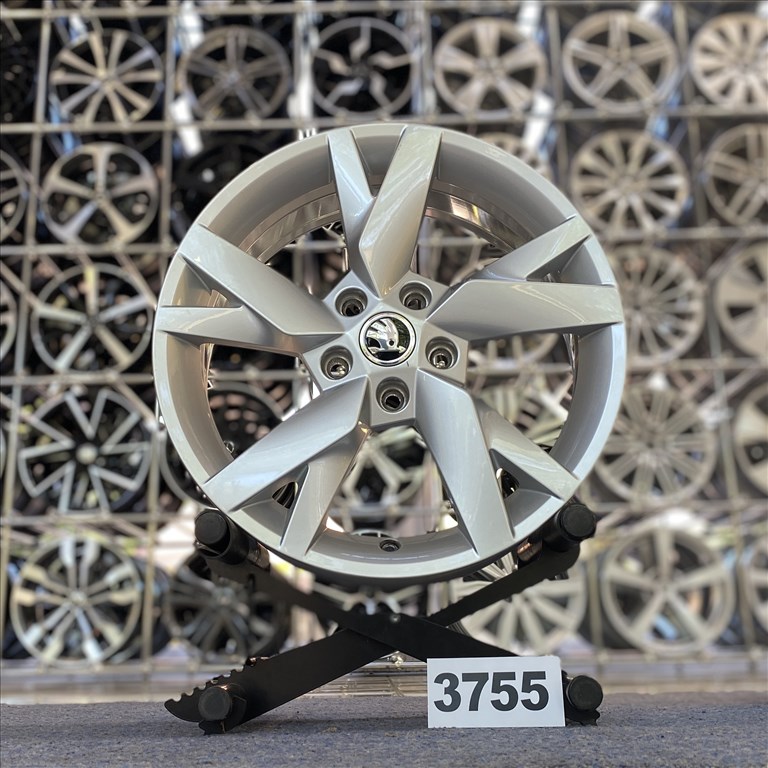 (3755) Skoda 17 gyári alufelni felni, 5x112, Octavia 1. kép