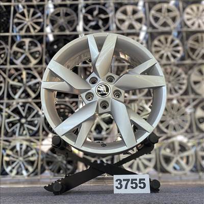 (3755) Skoda 17 gyári alufelni felni, 5x112, Octavia