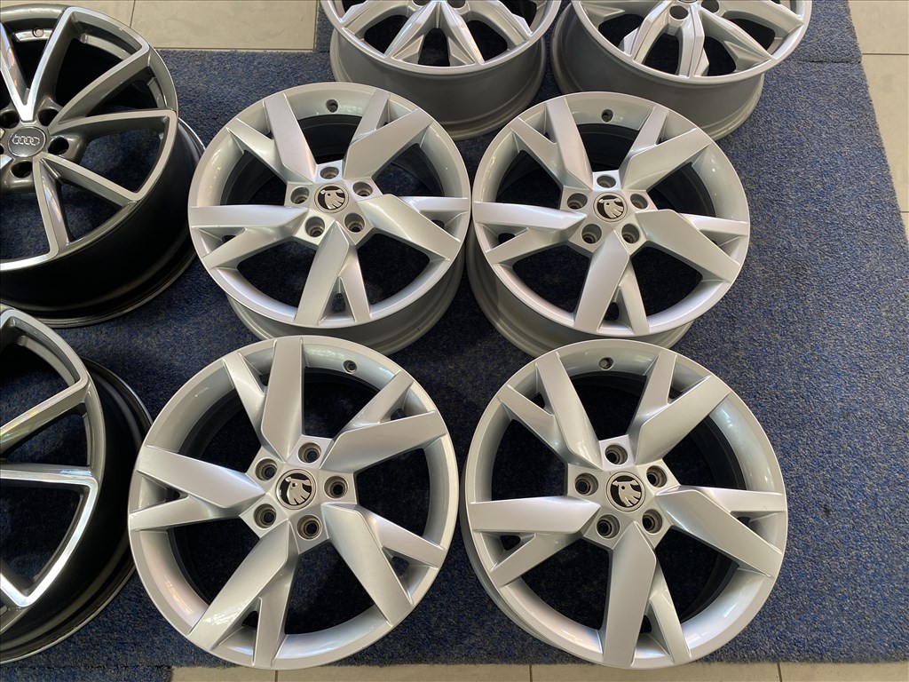 (3755) Skoda 17 gyári alufelni felni, 5x112, Octavia 3. kép