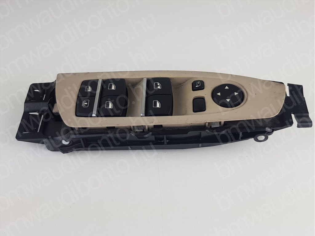 BMW 7 (F01, F02, F03, F04) Sofőr oldali (négyes / kettes) elektromos ablakemelő kapcsoló (9163611, 61319163611, 61319241918) 1. kép