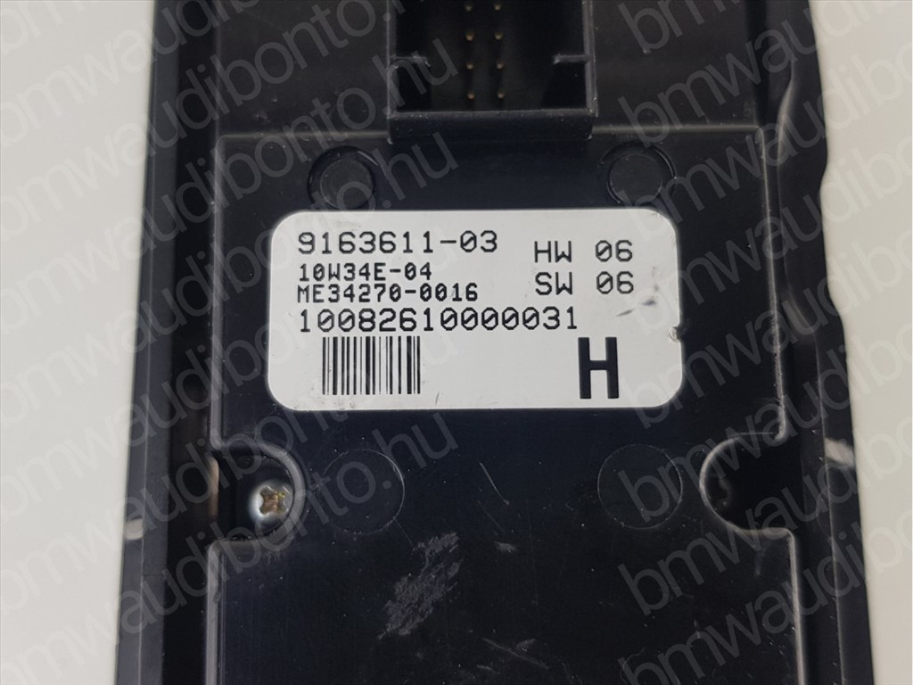 BMW 7 (F01, F02, F03, F04) Sofőr oldali (négyes / kettes) elektromos ablakemelő kapcsoló (9163611, 61319163611, 61319241918) 2. kép